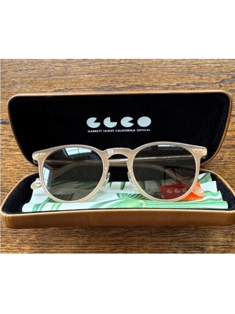 Garrett Leight ocean P-S 46-22 90291 sunglasses